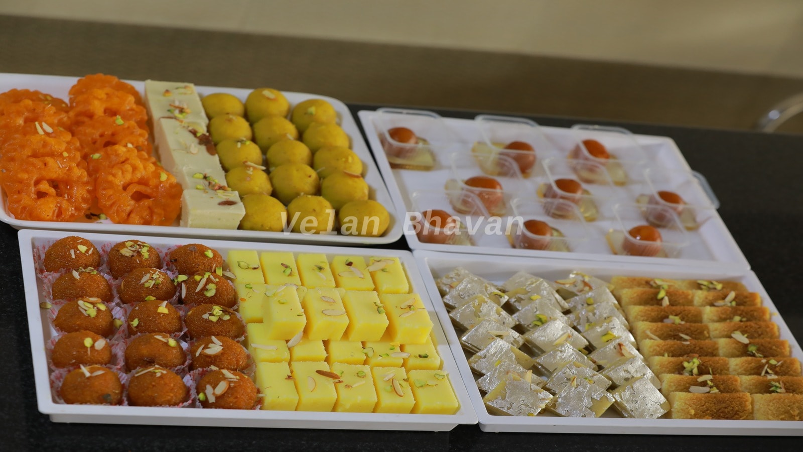 Assorted traditional sweets